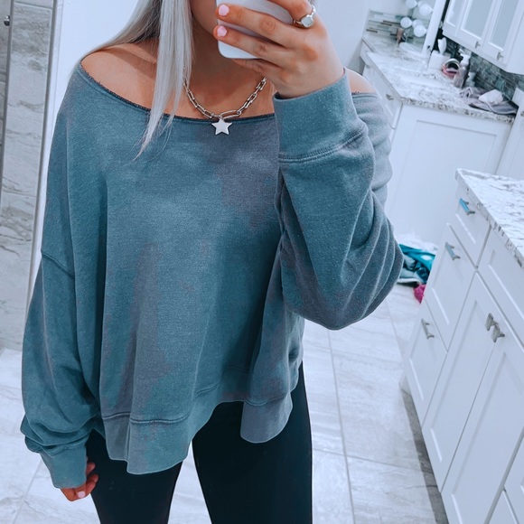 aerie | Tops | Aerie Cozy Off Shoulder 